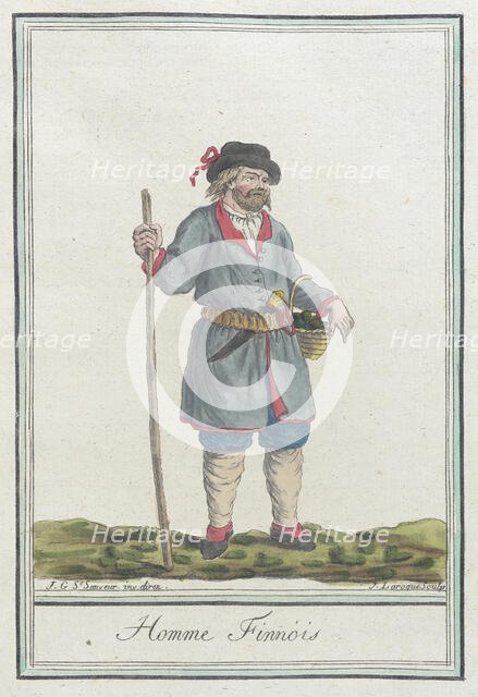 Costumes de Différents Pays, 'Homme Finnois', c1797. Creators: Jacques Grasset de Saint-Sauveur, LF Labrousse.