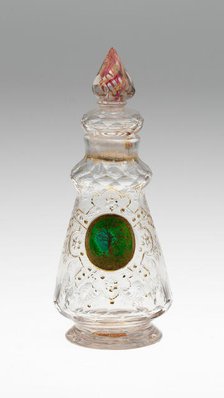 Flask, Bohemia, c. 1730. Creator: Bohemia Glass.