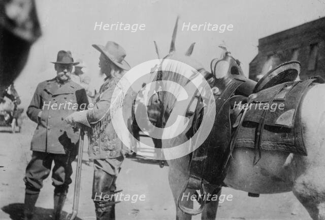 Prince of Monaco & Col. Cody, 1913. Creator: Bain News Service.