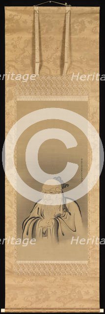 Portrait of Emperor Shennong, 1665. Creator: Kanô Tan'yû.