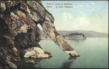 "Trunk" rock on Lake Baikal, 1904-1917. Creator: Unknown.