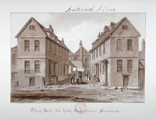 'Pump Court, Vine Yard, Saint Olave's, Southwark', London, 1828. Artist: John Chessell Buckler