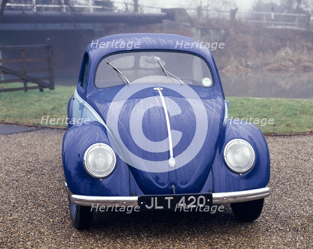 A 1947 Volkswagen Beetle. Artist: Unknown