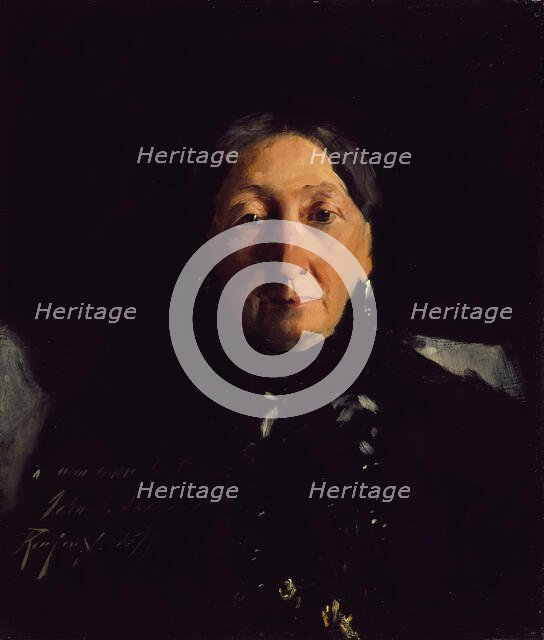 Mme. François Buloz (Christine Blaze), 1879. Creator: John Singer Sargent.