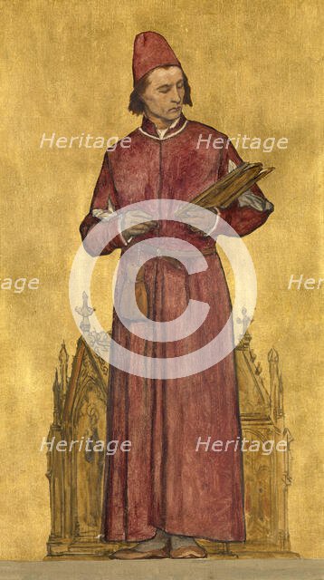 The Painter Hans Memling, 1889. Creator: Albrecht De Vriendt.