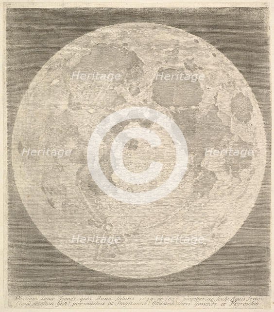 Full Moon, 1635. Creator: Claude Mellan.