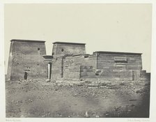 Temple De Dakkeh (Ancienne Pselcis); Nubie, 1849/51, printed 1852. Creator: Maxime du Camp.