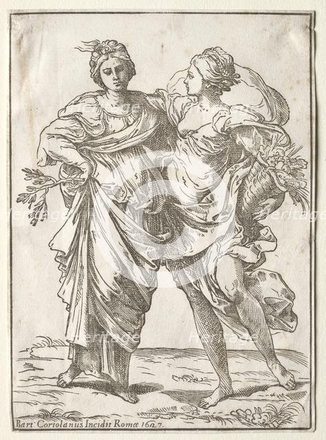 Alliance of Peace and Abundance, 1642. Creator: Bartolommeo Coriolano (Italian).