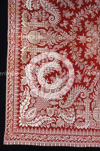 Coverlet, New York, 1850/55. Creator: Unknown.