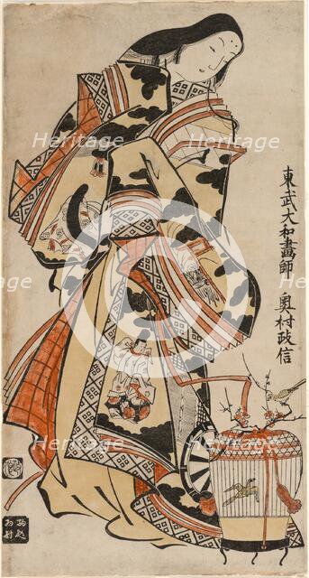 An Elegant Lady, c. 1715. Creator: Okumura Masanobu.