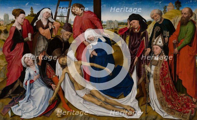 The Lamentation of Christ. Creators: Workshop of Rogier van der Weyden, Rogier Van der Weyden.