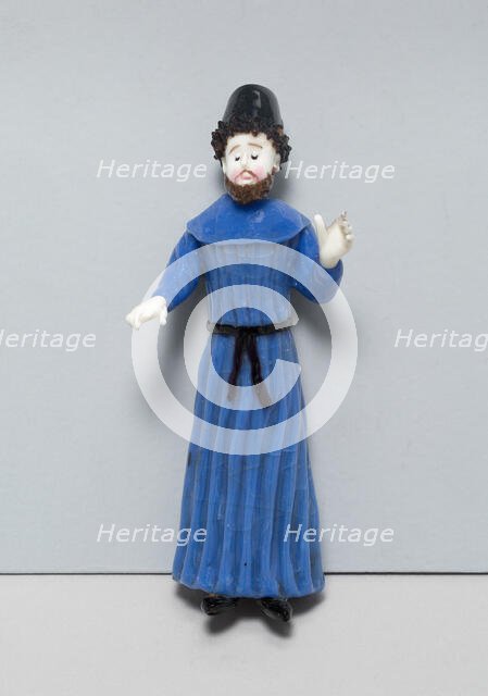 Man with a Black Fez, France, 1750/99. Creator: Verres de Nevers.