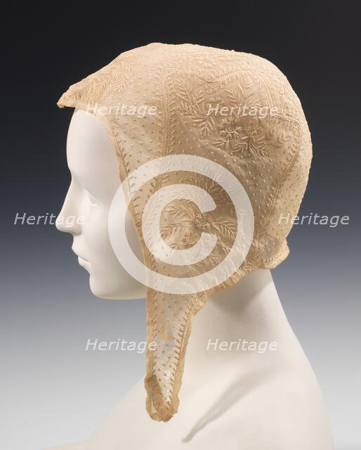 Cap, American, 1810-20. Creator: Unknown.