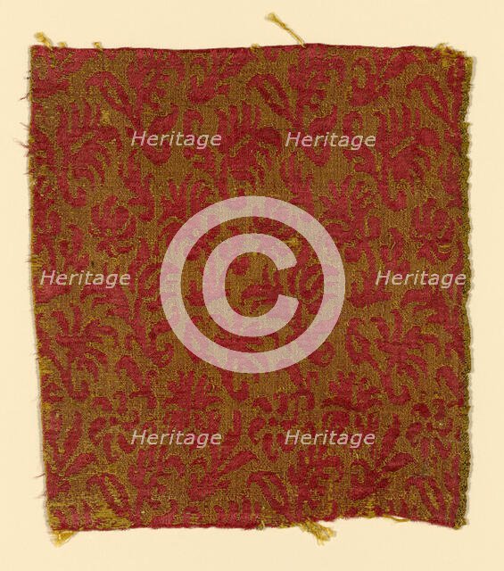 Fragment, Italy, c. 1600/50. Creator: Unknown.