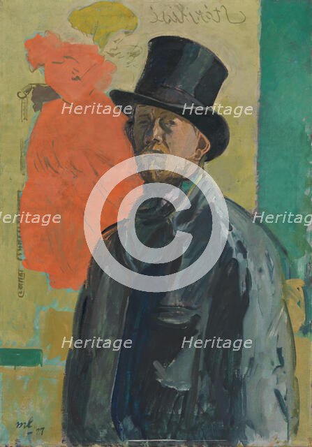 Self portrait, 1927. Creator: Mogens Lorentzen.