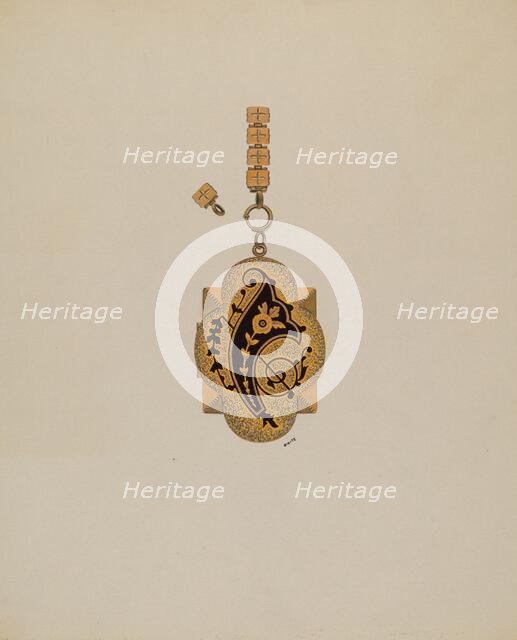 Locket, c. 1937. Creator: Edward White.