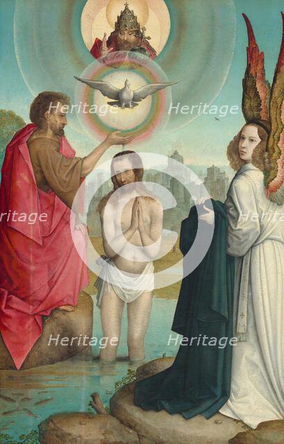 The Baptism of Christ, c. 1508/1519. Creator: Juan de Flandes, the Elder.