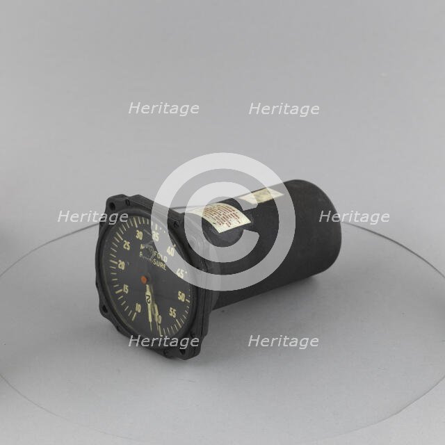 Indicator, Manifold Pressure, Dual, from B-17. Creator: Unknown.