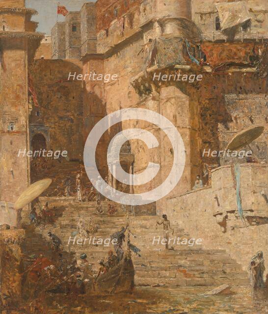 Benares, 1913, 1913. Creator: Marius Bauer.