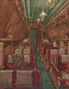 Interior of Pullman Coach, 1888, 1935/1942. Creator: Unknown.