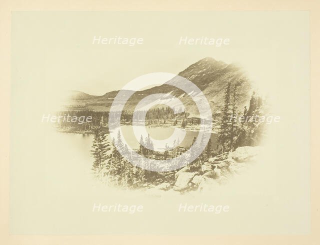 Moore's Lake, Head of Bear River, Uintah Mountain, 1868/69. Creator: Andrew Joseph Russell.