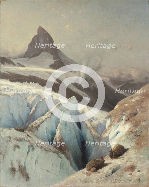 The Matterhorn, 1867. Creator: Loppé, Gabriel (1825-1913).