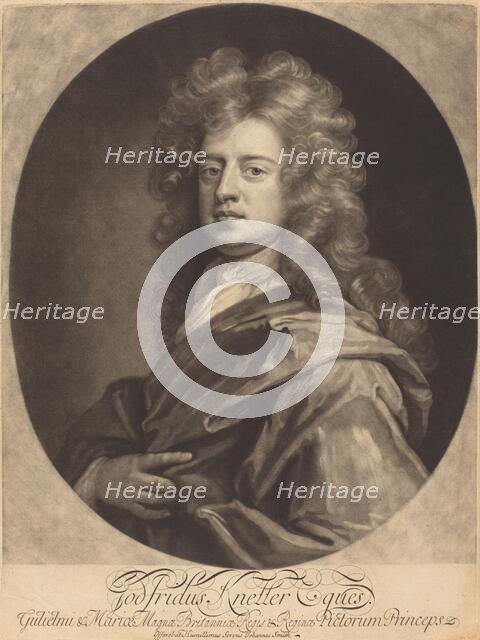 Godfrey Kneller, 1694. Creator: John Smith.
