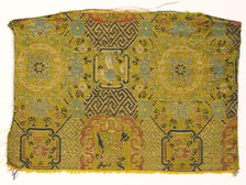 Textile Fragment, 1800s. Creator: Unknown.