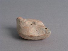 Oil Lamp, Coptic, 4th-7th century. Creator: Unknown.