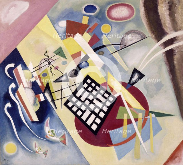 Black Grid (Schwarzer Raster). Artist: Kandinsky, Wassily Vasilyevich (1866-1944)