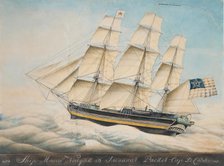 The Ship "Macon", 1828-35. Creator: Nivelet.