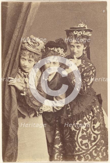 Portrait of Three Women, late 19th century. Creator: Unknown.