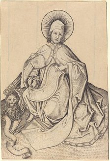 Saint Mark, c. 1460/1465. Creator: Master ES.