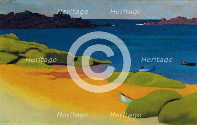 Harbor at Trégastel, 1917.