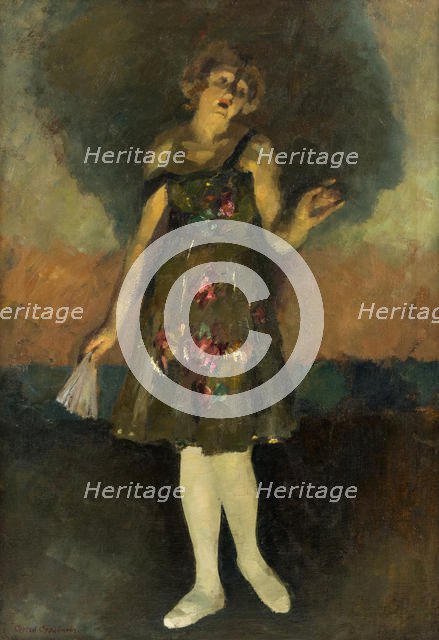 Portrait of the ballet dancer Olga Glebova-Sudeikina (1885-1945), 1910s.