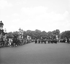 Guards marching down the Mall, London, c1955.  Creator: Arthur Charles Kirby Ware.
