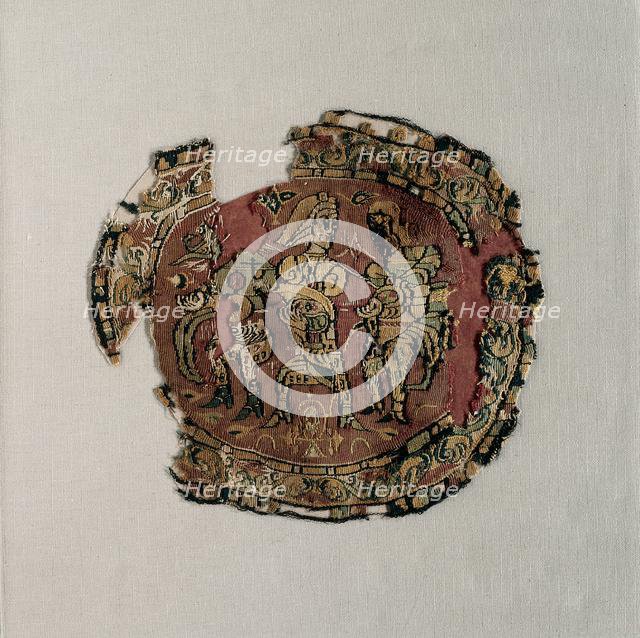 Three Figures from a Tunic, 750-800. Creator: Unknown.