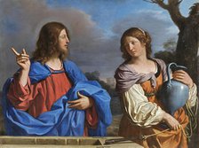 Christ and the Woman of Samaria at the Well, 1640. Creator: Guercino.