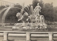 Cibeles Fountain of Madrid, was installed in 1782, work by Francisco Gutiérrez, Roberto Michel an…