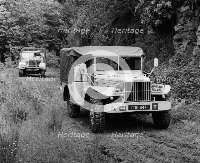 1943 Dodge military weapons carrier Artist: Unknown.