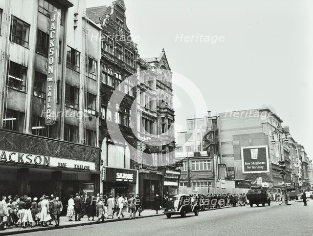 175-197 Oxford Street, Westminster LB, London: front elevations, 1955. Creator: Unknown.