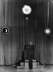 Anti-Masonic exhibit, Brussels, 1941. Artist: Unknown