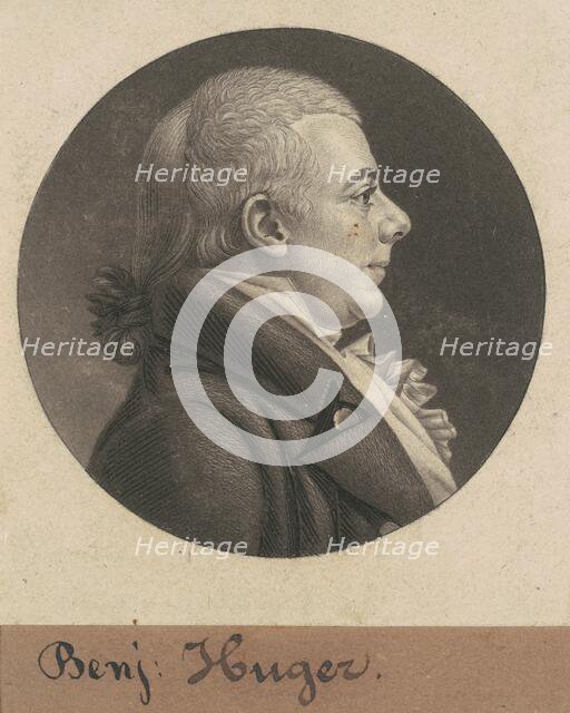 Benjamin Huger, 1805. Creator: Charles Balthazar Julien Févret de Saint-Mémin.