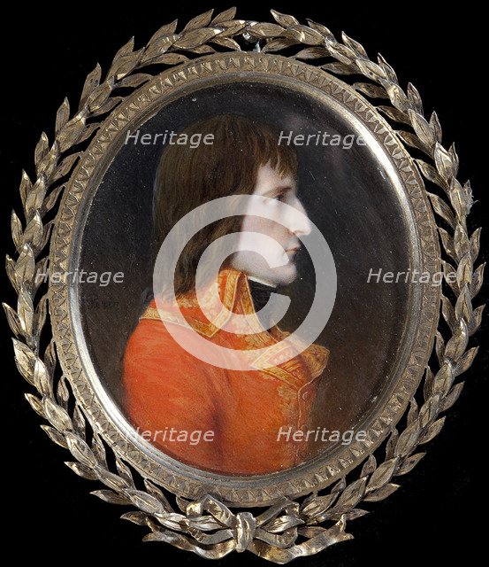 Napoleon Bonaparte as First Consul, c. 1801. Artist: Périn-Salbreux, Lié Louis (1753-1817)
