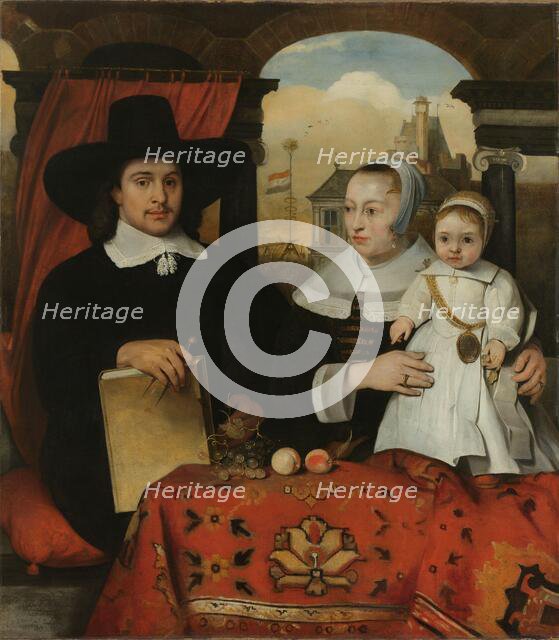 Willem van der Helm (c 1625-75), Municipal Architect of Leiden, with his Wife Belytgen Cornelisdr va Creator: Barent Fabritius.