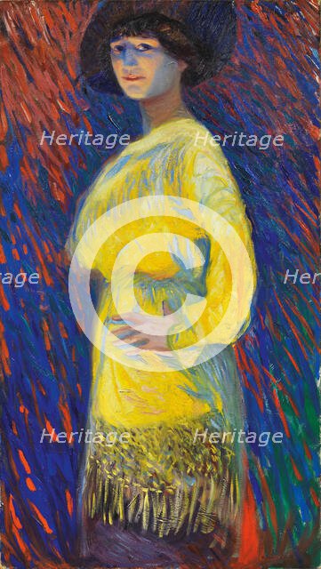 Portrait of a Lady, 1903. Creator: Boccioni; Umberto (1882-1916).