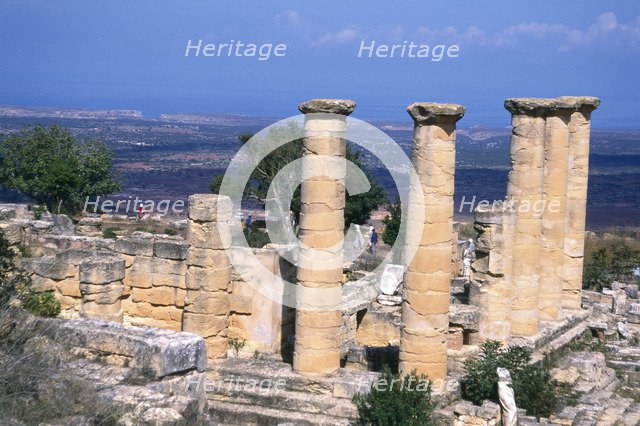 The Temple of Apollo, Cyrene, Libya, 6th century BC.