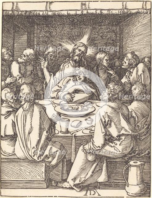 The Last Supper, probably c. 1509/1510. Creator: Albrecht Durer.