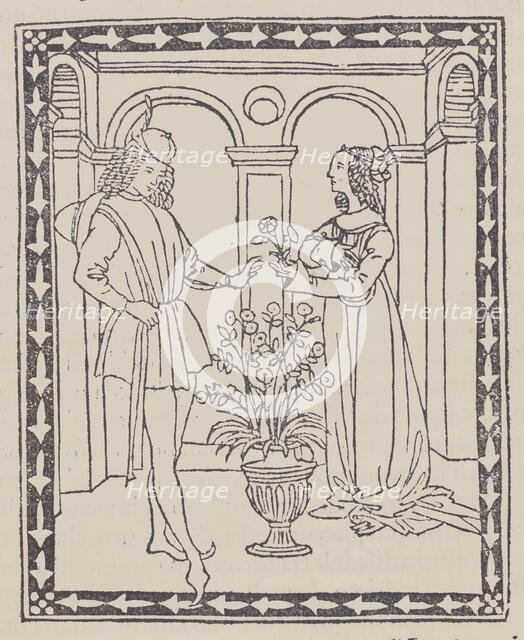 Storia di due amanti (Tale of Two Lovers), ca. 1495-1500. Creator: Unknown.