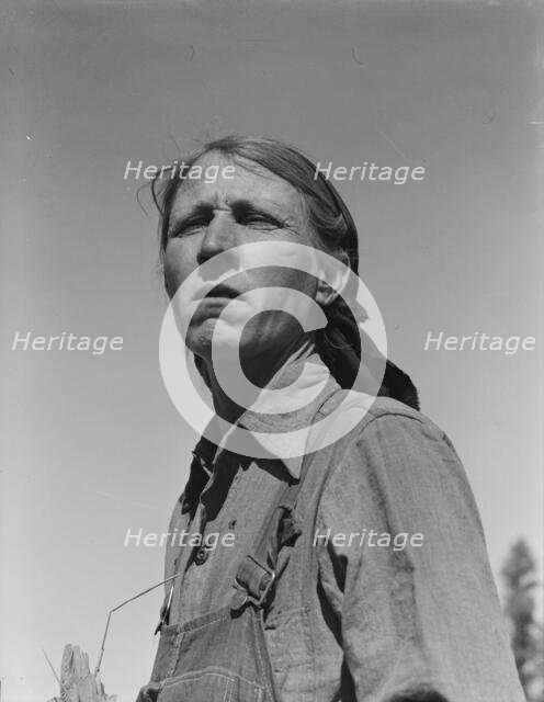 Drought refugee from Oklahoma in California, 1937. Creator: Dorothea Lange.